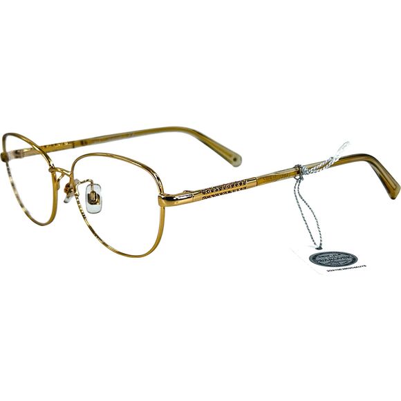 Swarovski SK5386 H Womens Metal Eyeglass Frame 030 Shiny Deep Gold 54-16 main image 4